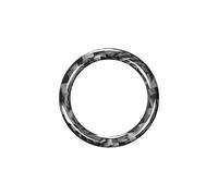 FDWPJYO For BMW 3 Series E90 E92 E93 2009-2012 Accessories Carbon Fiber Car One Click Start Button Decoration Ring Trim Cover Stickers