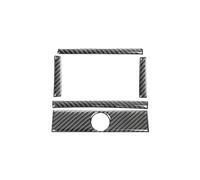 FDWPJYO For BMW 3 Series GT F30 F34 2013-2016 Accessories Carbon Fiber Interior Car Rear Seat Air Outlet Trim Frame Cover Decor Stickers