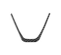 FDWPJYO For BMW 5 Series G30 2018-2022 Accessories Carbon Fiber Interior Car Steering Wheel Panel Chin Decorative Frame Trim Cover