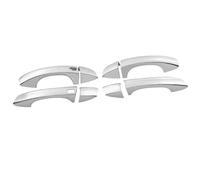 FDWPJYO For VW Golf 6 MK6 Skoda SUPERB 2009-2013 Black Chrome Car Door Handle Cover Trim Sticker Styling Accessories