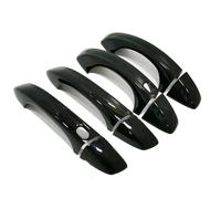 FDWPJYO For VW Golf 6 MK6 Skoda SUPERB 2009-2013 Black Chrome Car Door Handle Cover Trim Sticker Styling Accessories