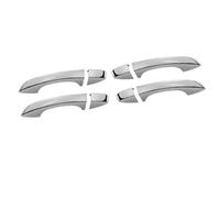 FDWPJYO For VW GOLF 7 MK7 2013-2019 Black Chrome Car Side Door Handle Cover Trim Sticker Styling Accessories