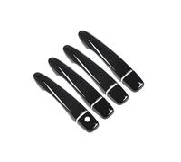FDWPJYO Gloss Black Chrome Car Door Handle Cover Trim Sticker For Nissan Navara NP300 Frontier D23 2015 2016 2017 2018 2019 Accessories
