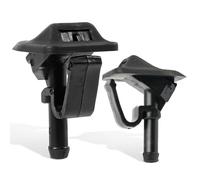 FDWPJYO Wiper Front Windshield Washer Nozzles Jet For Jeep Wrangler 2002-2012 TJ 2002-2006 OE 55156728AB Hood Water Sprayer
