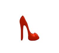 FDWPYRQPB Creative 3D Printed Red High Heels Phone Holder, Desk Decoration Plastic Bedside Holder for Bedroom, Unique Accessories for Smartphones