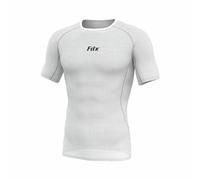 FDX Cool Mesh Base Layer Half Sleeve - Men’s Summer Cycling Mesh Top - Ultralight, Breathable, Anti-Odour Bicycle Skins Jersey - Under-Shirts for Running, Gym, Workout, Hiking (White, X-Large)