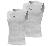 FDX Cool Mesh Base Layer Top Sleeveless Compression Sports Vest | Stay fresh and comfortable with breathable mesh fabric, lightweight compression support and anti-odour for every workout.