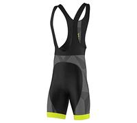 FDX Cycling Bib Shorts Men’s - 3D Gel Padded Bicycle Tights with Mesh Straps, Silicon Leg Grippers - Breathable, Quick Dry Summer Classic Racing Apparel - Better Fit and Performance (Yellow -2XL)