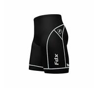 FDX Cycling Shorts Men's - Anti-Bac Foam Padding Bike Ridest Shorts - Breathable, Quick Dry Bicycle Tights, Hi-Viz Reflective Detailing Outdoor Half Pants - Anti-Slip Mountain Biking - White-2XL