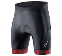 FDX Men's All Day Cycling Shorts 3D Padded Breathable Bike Shorts Red M