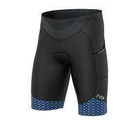 FDX Men's Essential Cycling Shorts 3D Anti-Bac Padded Bike Shorts Bue M