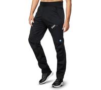 FDX Men's Outdoor Walking Trousers - Water Resistant Hiking Pants - Softshell, Fleece-Lined with Zipped Pockets & Drawstring Waistband for Running & Cycling Black,XXL