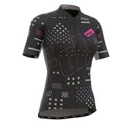 FDX Women All Day Short Sleeves Cycling Jersey, Breathable Quick Dry Summer Biking Jersey for Ladies Road Cycling (Black, Medium)