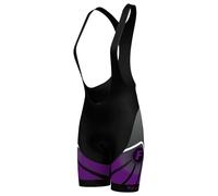 FDX Women's Cycling Bib Shorts 3D Gel Pad Lightweight Biking Bibs Purple XXL