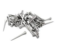 FDXGYH 50pcs E6 Length 54mm/2.1inch Horseshoe Nails Stianless Steel Horseshoe Tools for Fixed Lead or Glass(Silver)