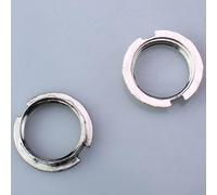FDXGYH 6 Pcs G9 Light Socket Rings Lamp Shade Collar Zinc Alloy Ring Retainer Rings and Replacement (Small)