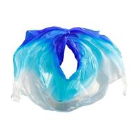 FDzkrtvm Silk Belly Dance Veil | Multicolor 200-400x90-114cm Belly Dance: Silk Scarf