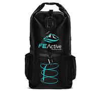 FE Active Dry Bag Waterproof Backpack - 20L Eco Friendly Hiking Backpack. Ideal for Camping Accessories & Fishing Gear. Great Travel Bag, Beach Bag for Kayak & Boating | Designed in California, USA