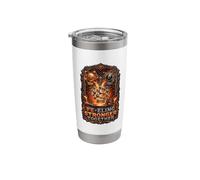 Fe-eling Stronger Together Elements Periodic Chart Pun Stainless Steel Insulated Tumbler