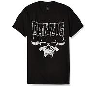 FEA Men's Danzig Skull Logo T-Shirt, Skull Logo Black, XXL