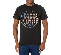 FEA Men's Lynyrd Skynyrd Stripes and Stars Vintaged Logo T-Shirt