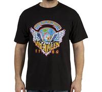 FEA Men's Van Halen 1984 Tour of The World Men's T-Shirt, Black, Medium
