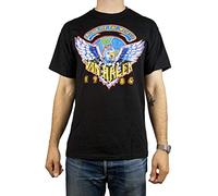 FEA Men's Van Halen 1984 Tour of The World Men's T-Shirt, Black, Medium