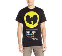 FEA Merchandising Men's Wu-Tang Clan Circles 1992 Logo T-Shirt - Black - XXL