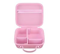 FEACAN Camera Case for Sony Alpha ZV-E10/a6000/a6100/a6400/a6600/a6700/ Sony Alpha 7 II IV/ZV-E10 II, Mirrorless Vlog Camera Case with a Shoulder Strap, Cameras Accessories Dividers, Pink