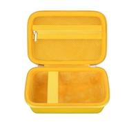 Feacan Case for SUPVAN E10 Bluetooth Label Maker Machine, Lnkless Label Maker Portable Carrying Case, Mini Handheld Thermal Labels Printer Protective Bag, Mesh Pocket for Tapes (case only), Yellow