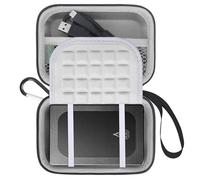 Feacan Hard Case for Aiolo Innovation External Hard Drive Ultra Slim Portable HDD USB 3.0 320GB 500GB 1000GB 5TB, Hard EVA Travel Protective Case Water-Resistant Shockproof Storage Bag, Gray
