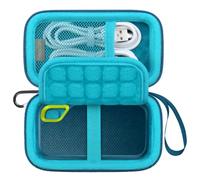 Feacan Hard Case for SanDisk Extreme/SanDisk Extreme Pro Portable External SSD Solid State Drive 500GB 1TB 2TB 4TB 8TB, Travel Case Protective Cover Storage Bag With SD card slot (Case Only), Green