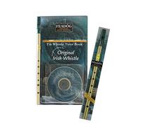 Feadóg Feadog Set of 2 Whistle Brass Key "C" and "D" with Tutor Book CD