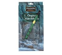 Feadog Green D Whistle Triple Pack, FW03G