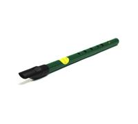 Feadog Irish Brass D Tin Penny Whistle in Green