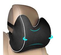 Feagar Car Neck Pillows, Memory Foam Headrest Cushions Car Seat Pillow, Breathable Cervical Pillows for Driving, Black