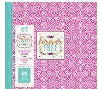 FEALB088 | Forever Free Mandala Scrapbook Album 12" x 12" | 10 Inserts, 20 Pages | Snap-load Technology | Refillable | Acid, Lignin & PVC Free | For Scrapbooking, Memory Keeping, Photo Albums, Journaling