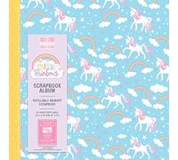FEALB095 | Chasing Rainbows Scrapbook Album 8" x 8" | 10 Inserts, 20 Pages | Snap-load Technology | Refillable | Acid, Lignin & PVC Free | For Scrapbooking, Memory Keeping, Photo Albums, Journaling