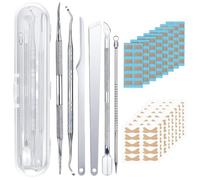 Fealkira Complete Ingrown Toenail Kit: 96 Correction Patches, 80 Stickers, 6 Piece Care Kit, Breathable, Pain Relief, Easy to Use, for Sports, Daily Life and Foot Care