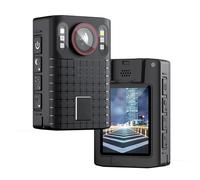 FEAMER 2K 1440p HD Police Body Camera, 2.0” LcdInfrared 15Hrs Recording Body Mounted VideoCamcorder with Night Vision for Hiking, Walk, LawEnforcement,Security Guards,Personal Use-128G