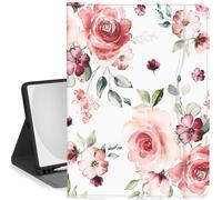 Feams Case for iPad (A16) 11th Generation 11 Inch 2025, iPad 10th Generation Case 10.9 Inch 2022 Flip Stand Auto Sleep Cover with Pencil Holder & Pocket, Rose