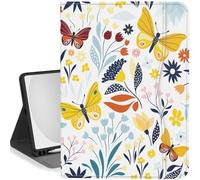 Feams Case for iPad (A16) 11th Generation 11 Inch 2025, iPad 10th Generation Case 10.9 Inch 2022 Kickstand Auto Sleep Cover with Pencil Holder & Pocket, Butterfly