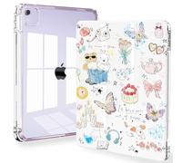 Feams for iPad Air 13 Inch Case M3 2025/M2 2024, Slim iPad Pro 12.9 Inch 6th/5th/4th Generation 2022/2021/2020 Case Clear Back Cover with Auto Sleep & Pencil Holder, Girls' Diary