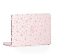 Feams for MacBook Neo 13 Inch Case 2026 A3404, Rose Ditsy | Stylish Protective Clear Case, Hard Shell Transparent Cover, A18 Pro Chip, Keyboard Cover