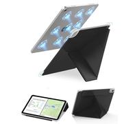 Feams Y Fold Folio for iPad A16 11th Generation Case 11 Inch 2025, iPad 10th Generation Case 10.9 Inch 2022, Y-Shaped Stand Magnetic Attachment Back Cover with Magnetic Clasp & Auto Sleep, Black