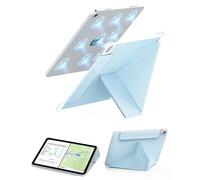 Feams Y Fold Folio for iPad A16 11th Generation Case 11 Inch 2025, iPad 10th Generation Case 10.9 Inch 2022, Y-Shaped Stand Magnetic Attachment Back Cover with Magnetic Clasp & Auto Sleep, Sky Blue