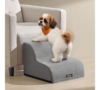 Feandrea 2-Step Dog Stairs, Dog Steps for Bed, Sofa, Waterproof Pet St