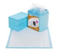 FEANDREA 55 Pack Pet Training Pads 60 x 60 cm Disposable Puppy Toilet Mats with Highly Absorbent 5-Layer Design and Leakproof Base for Puppies Dogs