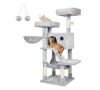 Feandrea Cat Tree for Large Cats, Ultra-Soft | Cat Tower, Dove Gray, CLAWFY Collection PCT162W01