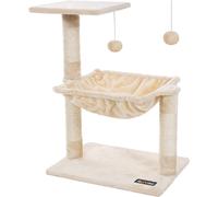 FEANDREA Cats Climb Tree Steady Cat Tree with Plush and Soft Hammock PCT82M